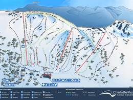 Mappa delle piste Charlotte Pass