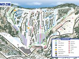 Mappa delle piste Swain