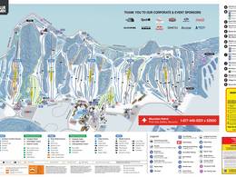 Mappa delle piste Blue Mountain Resort - Collingwood