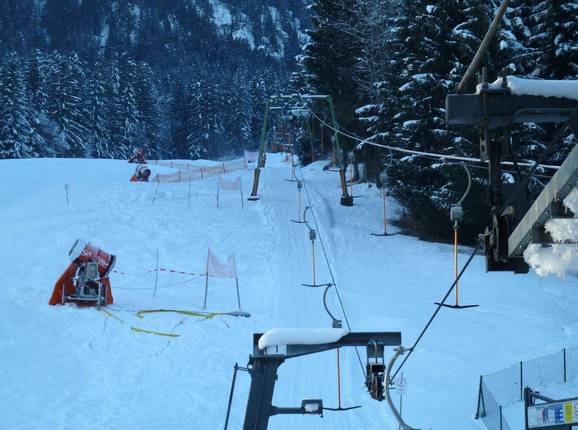 Kolbenlift I - Skilift con T-bar/ancora