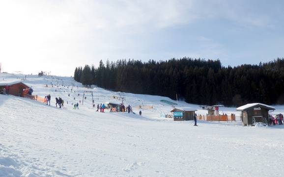 Allgäuer Seenland: Dimensione dei comprensori sciistici – Dimensione Schwärzenlifte - Eschach