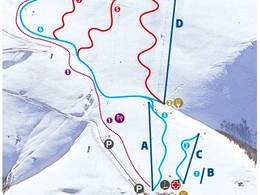 Mappa delle piste Majelletta