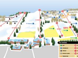 Mappa delle piste Snow Trails