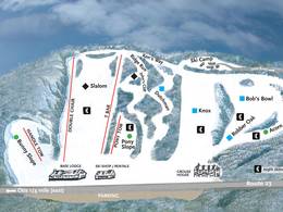 Mappa delle piste Otis Ridge