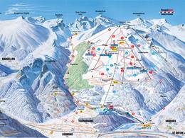 Mappa delle piste Golm