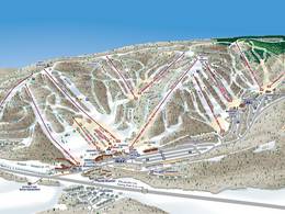 Mappa delle piste Holiday Valley