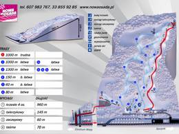 Mappa delle piste Nowa Osada - Wisła