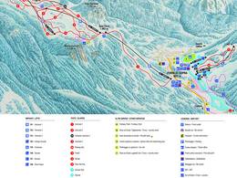 Mappa delle piste Forni di Sopra