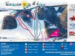 Mappa delle piste Teichalm - Fladnitz