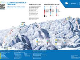 Mappa delle piste Mariborsko Pohorje - Maribor