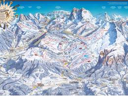 Mappa delle piste Alpe di Siusi (Seiser Alm)