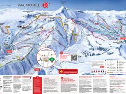 Mappa delle piste Le Grand Domaine - Valmorel/Doucy/Celliers/St François Longchamp