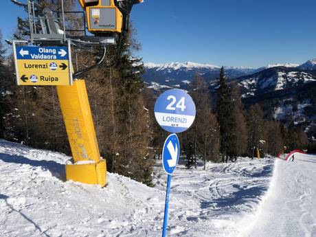 Val Badia: Orientamento nei comprensori sciistici – Orientamento Plan de Corones (Kronplatz)