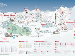 Mappa delle piste Pal/Arinsal - La Massana