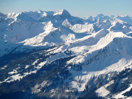 Oberstdorf: Dimensione dei comprensori sciistici – Dimensione Fellhorn/Kanzelwand - Oberstdorf/Riezlern