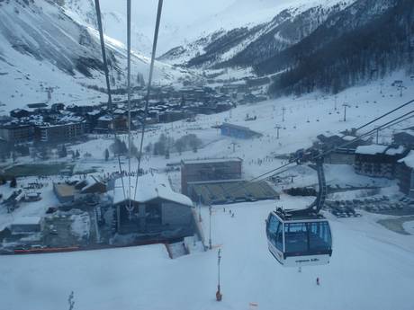 Valle dell'Isère: Accesso nei comprensori sciistici e parcheggio – Accesso, parcheggi Tignes/Val d'Isère