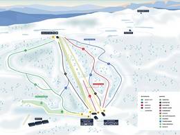 Mappa delle piste Kongsberg (Skimore)