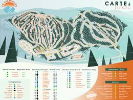 Mappa delle piste Valinouët