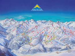 Mappa delle piste Serfaus-Fiss-Ladis