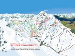 Mappa delle piste The Remarkables