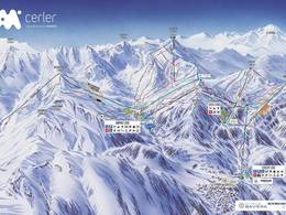 Mappa delle piste Cerler