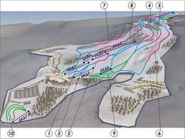 Mappa delle piste Chindirchero