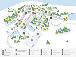 Mappa delle piste Milzkalns