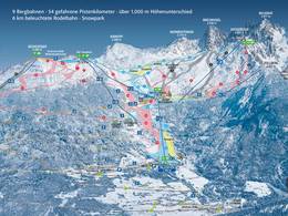 Mappa delle piste Hochzeiger - Jerzens