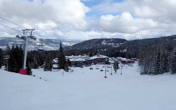 Maggior dislivello nelle Monashee Mountains – comprensorio sciistico Red Mountain Resort - Rossland