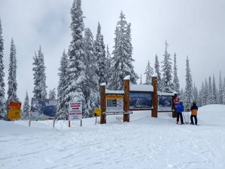 Selkirk Mountains: Orientamento nei comprensori sciistici – Orientamento Whitewater - Nelson