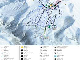 Mappa delle piste Gudauri