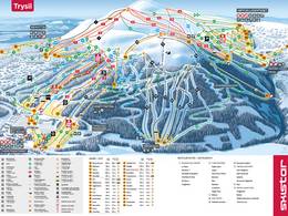 Mappa delle piste Trysil