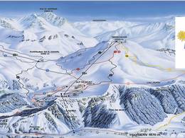 Mappa delle piste Minschuns - Val Müstair-Tschierv