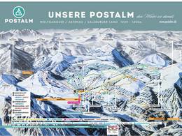 Mappa delle piste Postalm am Wolfgangsee