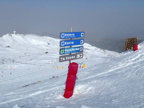 Spagna: Orientamento nei comprensori sciistici – Orientamento Sierra Nevada - Pradollano