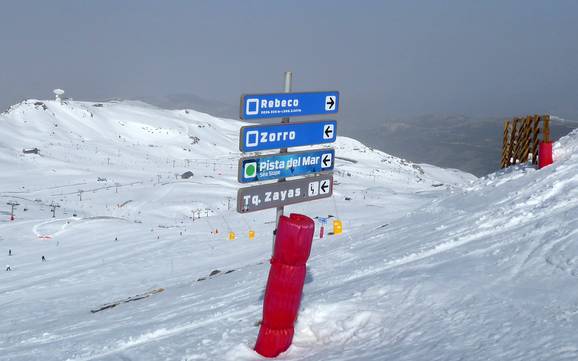 Sierra Nevada (Spagna): Orientamento nei comprensori sciistici – Orientamento Sierra Nevada - Pradollano