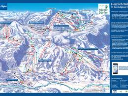 Mappa delle piste Idealhanglift Niederdorf - Obermaiselstein