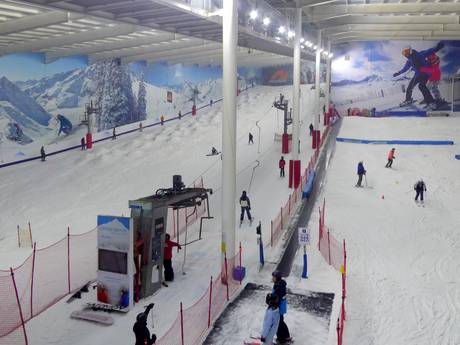 Gran Bretagna: Dimensione dei comprensori sciistici – Dimensione The Snow Centre - Hemel Hempstead