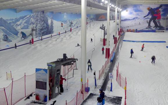 Inghilterra Orientale: Dimensione dei comprensori sciistici – Dimensione The Snow Centre - Hemel Hempstead