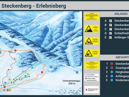 Mappa delle piste Steckenberg - Unterammergau