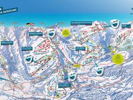 Mappa delle piste Walmendingerhorn/Heuberg - Mittelberg/Hirschegg