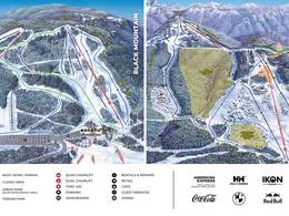 Mappa delle piste Cypress Mountain