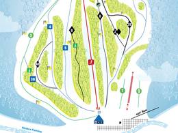 Mappa delle piste Saint-Georges