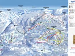 Mappa delle piste Valberg/Beuil les Launes