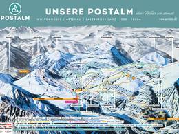 Mappa delle piste Postalm am Wolfgangsee