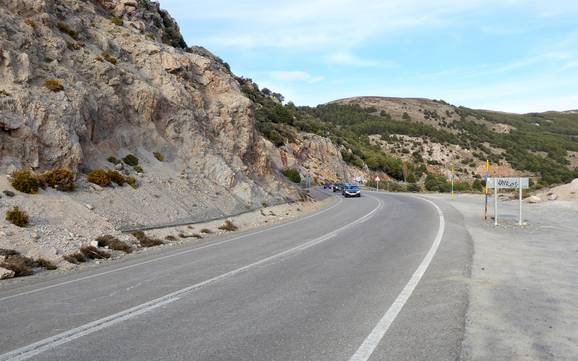 Andalusia: Accesso nei comprensori sciistici e parcheggio – Accesso, parcheggi Sierra Nevada - Pradollano