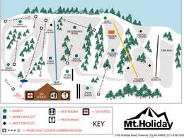 Mappa delle piste Mt. Holiday