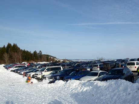 Alpenvorland Bavarese: Accesso nei comprensori sciistici e parcheggio – Accesso, parcheggi Schwärzenlifte - Eschach