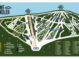 Mappa delle piste Mont Miller