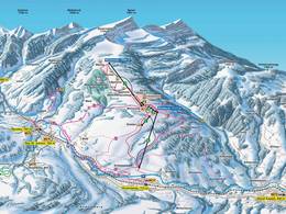 Mappa delle piste Wolzenalp - Krummenau